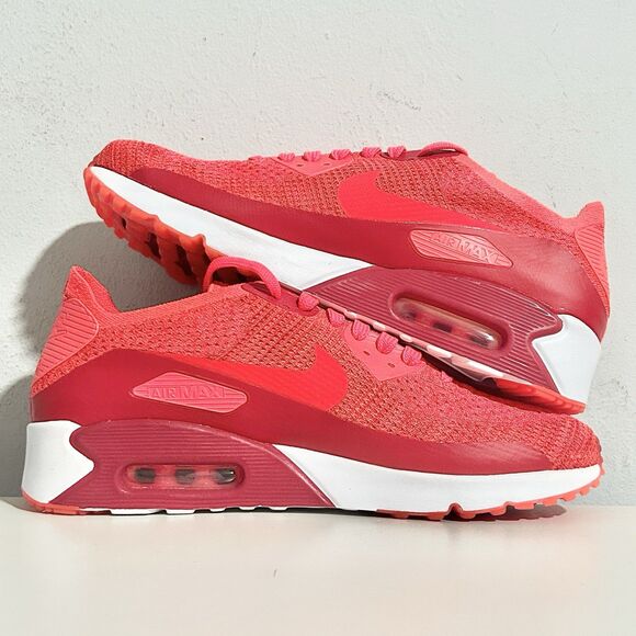Nike Air Max 90 Ultra 2.0 Flyknit “Bright Crimson” Men’s Size 10.5 Sneakers